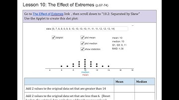 Lesson 5 unit 1: The Effect of Extremes