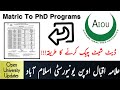 Aiou Date Sheet Checking Procedure | Date Sheet Check Krnay Ka Tarika | Open University Updates