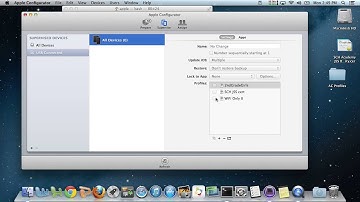 Preparing Devices in Apple Configurator