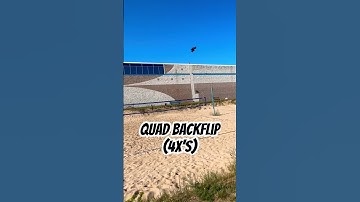 My first (successful) Quad Backflip with the Outcast 6s!! 😍 #radiocontrol #rccars #rcbasher #rc