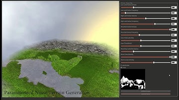 Terrain Generation Using 3D Noise and Geometry Clipmapping