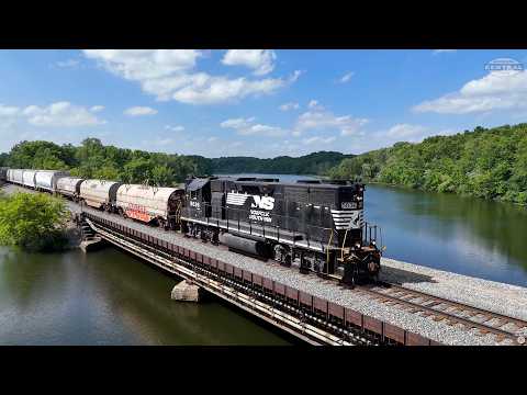 A WEEK WITH NS 5036: High Hood EMD on the Michigan Line!