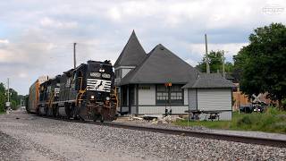 A WEEK WITH NS 5036: High Hood EMD on the Michigan Line!