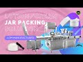 LOM Full automatic 10 grams lotion cream paste filling capping and production line