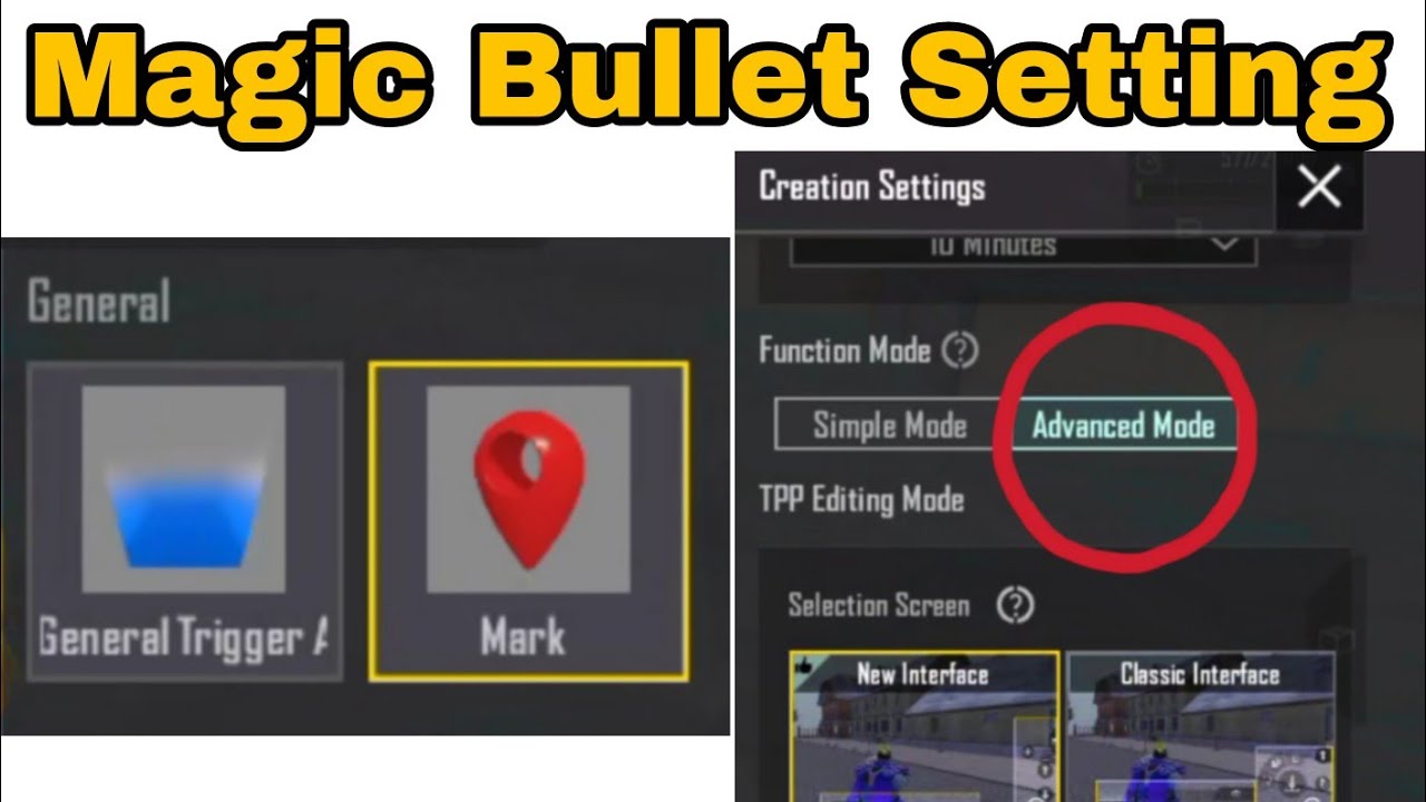 How To Create Magic Bullet Setting Mark Device General Device |JerryWowOfficial | PUBG MOBILE 