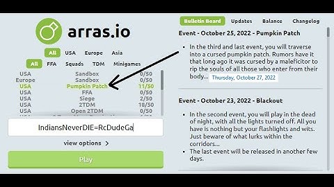 Arras.io  Event - Pumpkin Patch
