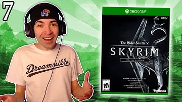 First Time Playing SKYRIM! (Blind Playthrough Part 7) | KIDS, DON