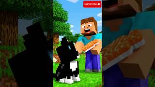 “Help Me Please… 🐱💔” minecraft cats want fish meme steve please #short #shorts