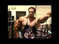 Kevin Levrone training chest and shoulders