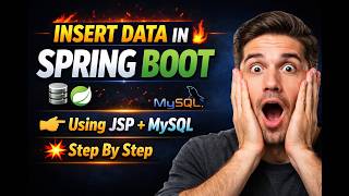 Insert Data in Spring Boot Using JSP | Spring Boot + JSP Form Submit Example | Save Data to Database