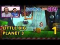 LittleBigPlanet 3 - Gameplay #01 - Picos Cañamazo