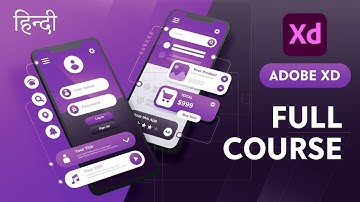 Full Adobe XD Course for Free  - Learn UI UX Design in Hindi