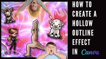 How to Create a Hollow Outline Effect in Canva