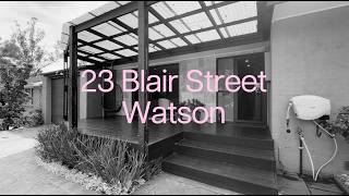 4 Bedroom House for Auction | 23 Blair Street, Watson ACT 2602 | Renovated Family Home