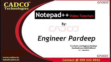 Creating Workspace in Notepad++ (in Hinglish)
