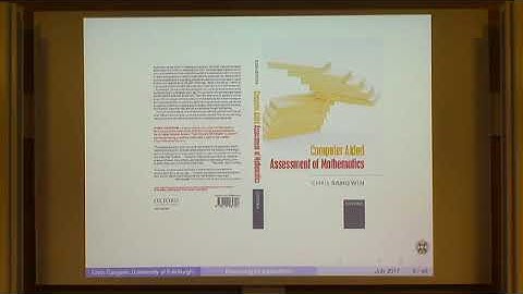 Prof. Chris Sangwin | Reasoning by equivalence: the start of proof in elementary education
