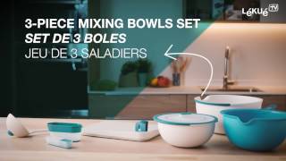 3-Piece Mixing Bowls Set |Lékué TV