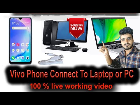 How to connect Vivo mobile phone to laptop or pc //100 working  phone is not connecting to computer