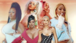 Doja Cat - Kiss Me More (feat. Megan Thee Stallion, Nicki Minaj, Cardi B \& Iggy Azalea) [MASHUP]