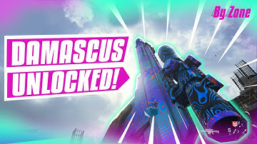 DAMASCUS UNLOCKED ON THE NEW SNIPER [RYTEC AMR] - MODERN WARFARE SEASON 4 UPDATE