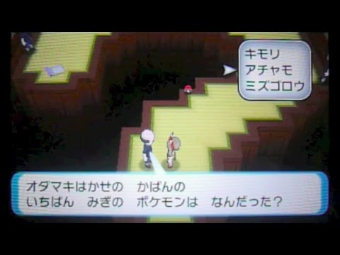 ポケモンoras 69 カラクリ屋敷 5回目 クイズ編 110番道路 Youtube