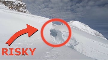 Risking drone on glacier | Swift FPV