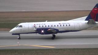 Mesaba Airlines Saab 340B Landing 30R | N457XJ | Minneapolis International