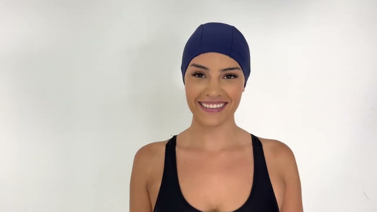 Gorro de natacion color Azul, Gorros de Lycra, Marca Samia