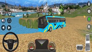 City Coach Bus Driver 3D Sim #3 - Offroad Bus Driving Gameplay - Android Games screenshot 5