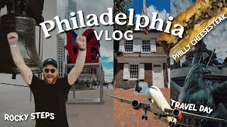 A Day in Philadelphia Vlog: Exploring Philly, Liberty Bell, Rocky Steps, Philly Cheesesteak & More!