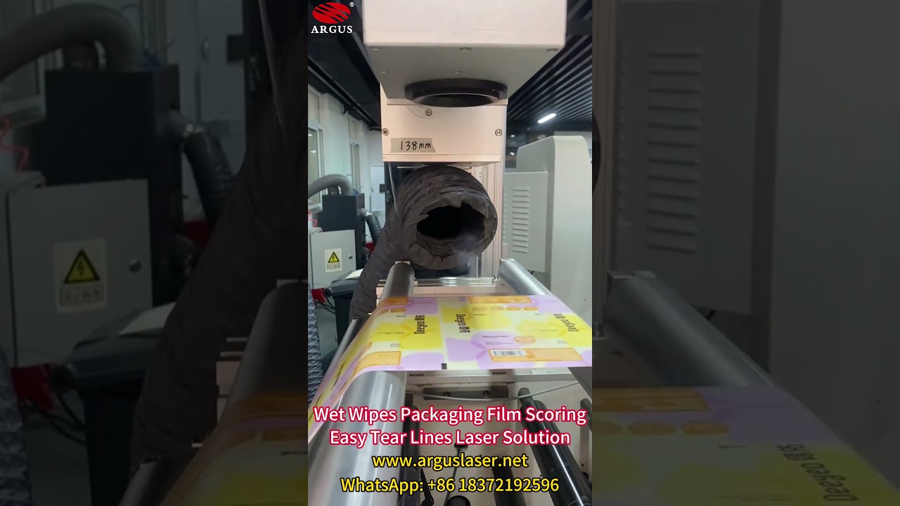 Wet Wipes Packaging Film Laser Scoring for Easy Tear Lines | ARGUS Packaging Solution 