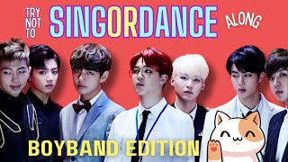 KPOP (Boy Bands #6) TRY NOT TO SING OR DANCE CHALLENGE  + BONUS