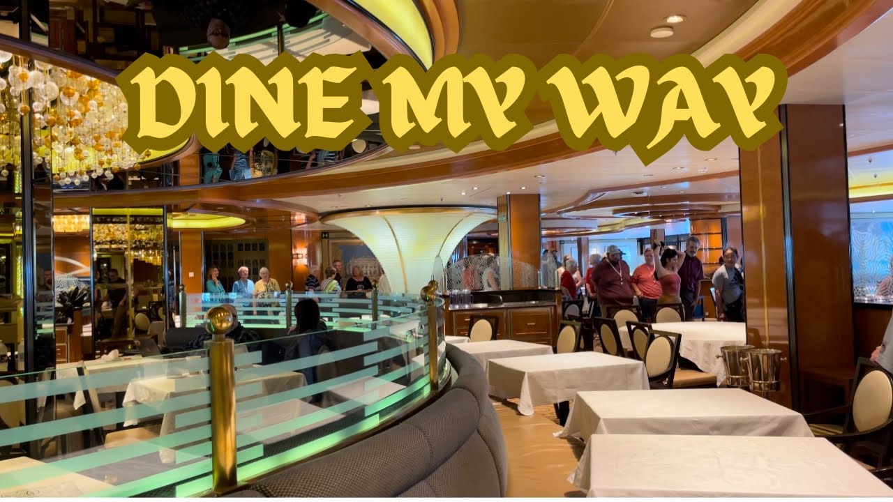 Symphony Dining Room and Kitchen Tour, Regal Princess. #dinemyway #princesscruises #vacation