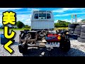 【サンバーカスタムVol.9】レーシングマフラーに交換し、タペットカバーを結晶塗装すると後ろがこんなになりました!スバルサンバーTT2