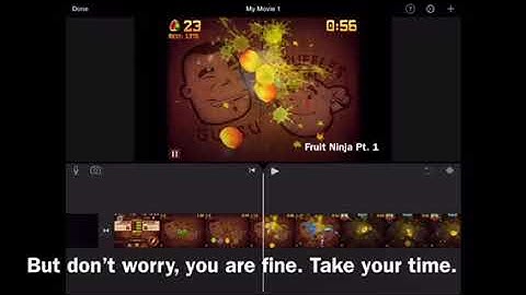 iMovie Tutorials - How to make the text fade away in just seconds | Part 1
