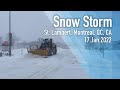 Ref:PKfzRIrJhAI Snow storm 17.jan.2022 st. lambert. montreal