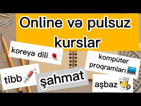 Video: Vizajist Kursları Necə Təşkil Ediləcək