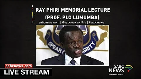 Prof. PLO Lumumba delivers Ray Phiri Memorial Lecture