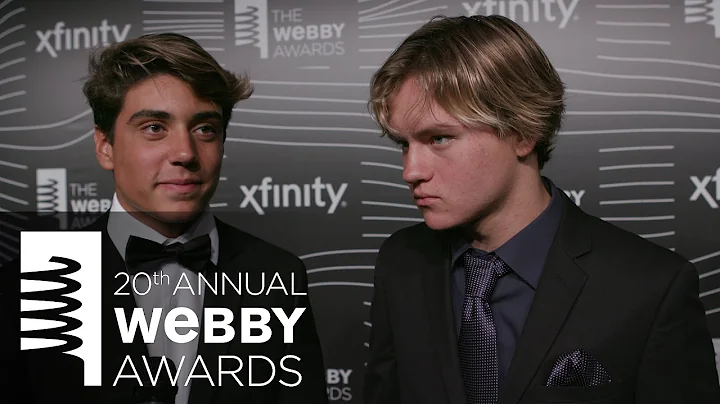 Joshua Holz and Daniel Lara on the Red Carpet at t...