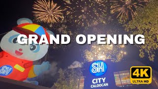 SM CITY CALOOCAN:FIREWORKS DISPLAY (GRAND OPENING) || 86TH SM SUPERMALLS IN THE PHILIPPINES (4K).