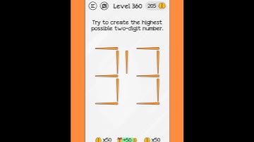 #Braindom level 360 #Try to create the highest possible 2 digit number