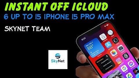 All iPhone 6 up to iPhone 15 Pro Max Remove iCloud id instant Open Menu Devices Off iCloud 100%