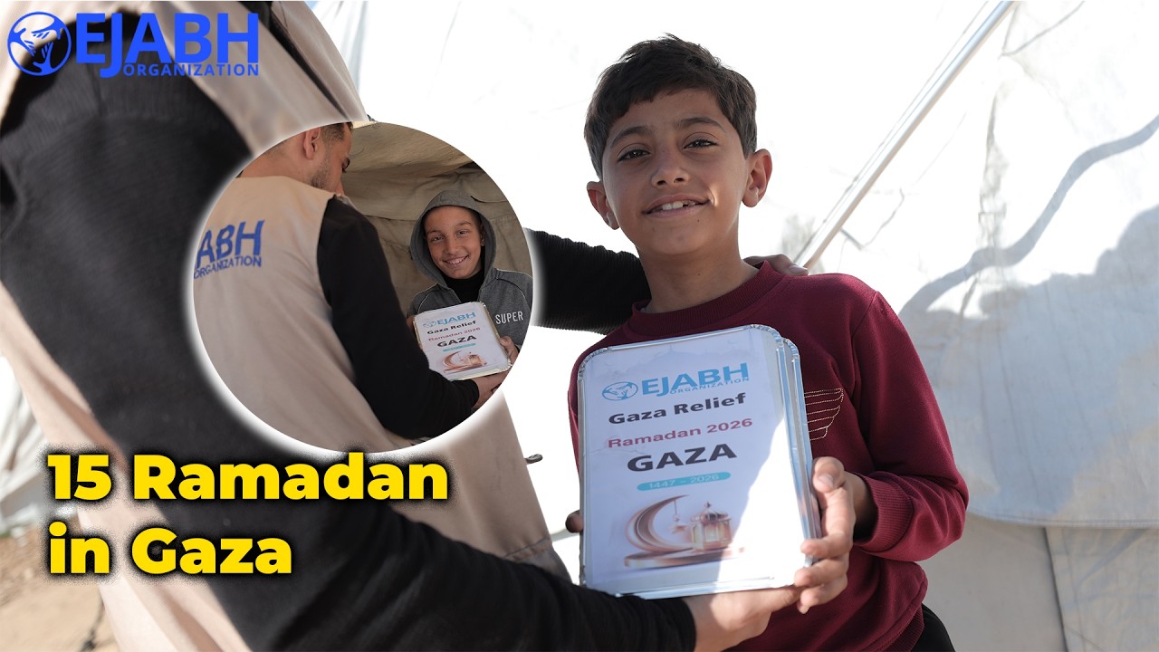 رمضان الخير: مشروع توزيع السلال الغذائية في غزّة