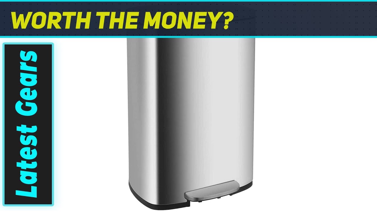 Best 13 Gallon Trash Can? FDW Fingerprint-Proof Step Can