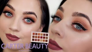 Carter Beauty Velvet Warm Palette Soft Brown Makeup Tutorial & Updated Review screenshot 2