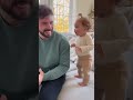 Mini-me negotiator in action😂 Babys got the tude and the babble to prove it #BabyDebate #DaddyVsBaby