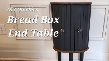 DIY Quickies:  Bread Box End Table