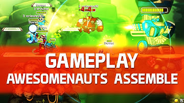 AwesomeNauts Assemble - Gameplay - PS4