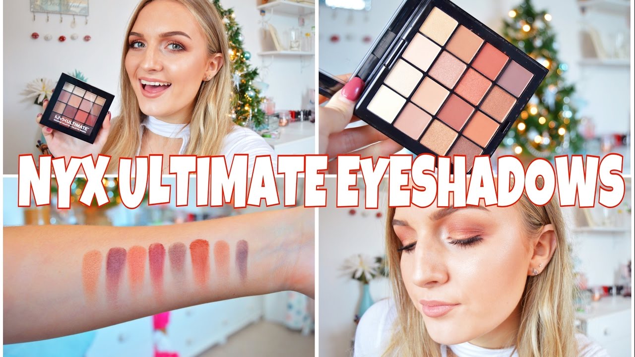 NYX ULTIMATE EYESHADOW PALETTE FIRST IMPRESSIONS | Amy Louise