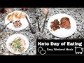 FULL DAY KETO EATING | PANCAKES? PASTA? PINE NUTS!